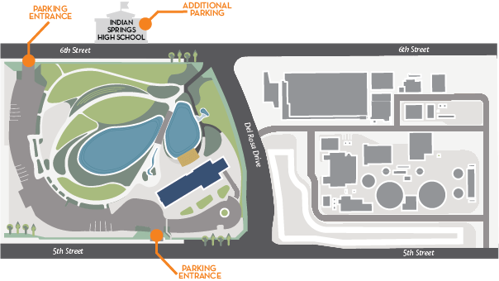 Map of Sterling Natural Resource Center parking for the event
